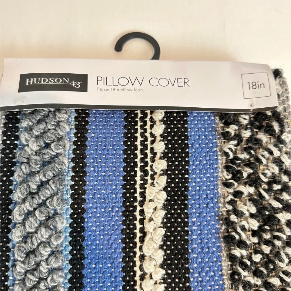 NWT Hudson Bohemian Style‎ Striped Pillow Cover